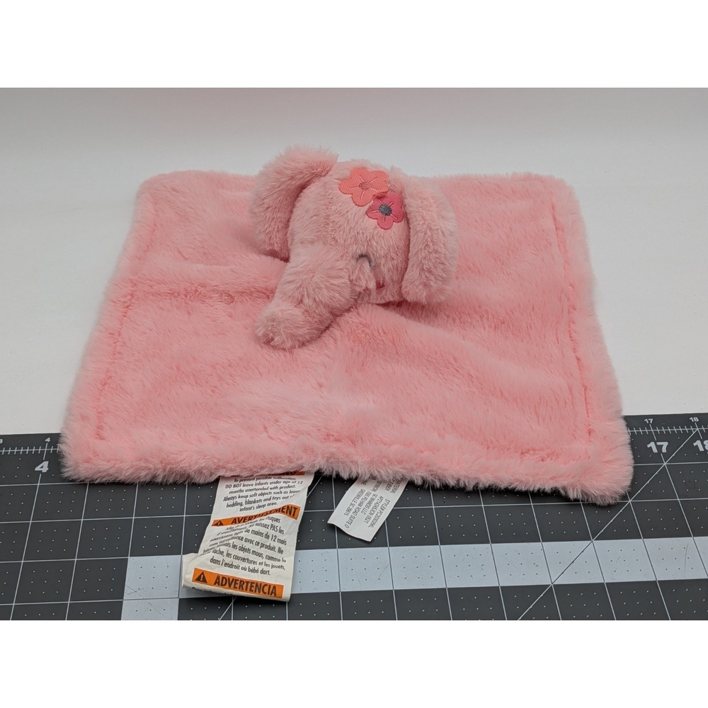 Parents Choice Pink Elephant Lovey Plush Stuffed Animal Toy